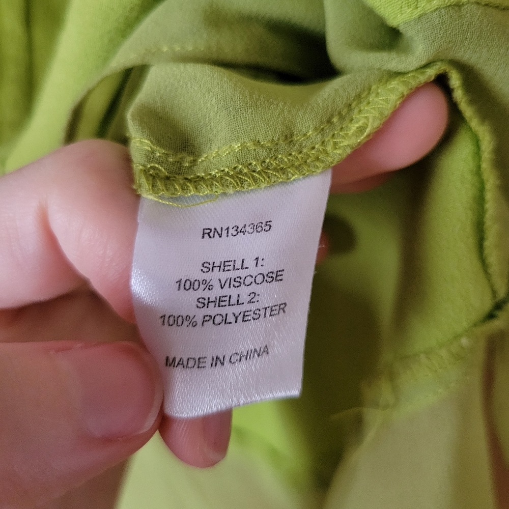 Sigrid Olsen Signature Green Top - Picture 4 of 7